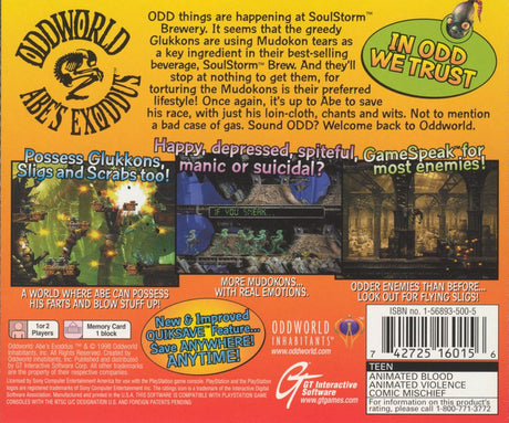 Oddworld: Abe's Exoddus - PlayStation