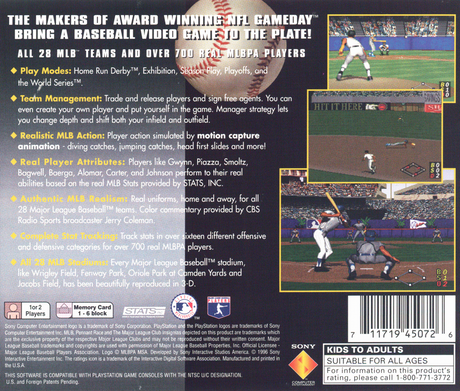MLB Pennant Race - PlayStation