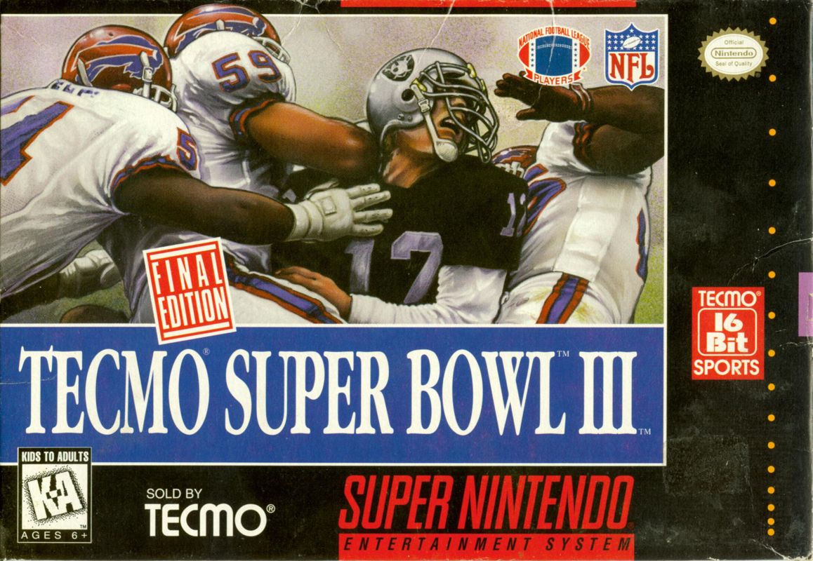 Tecmo Super Bowl III: Final Edition - Super Nintendo