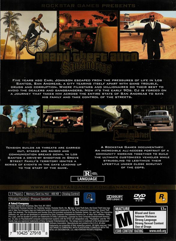 Grand Theft Auto: San Andreas - Special Edition - PlayStation 2