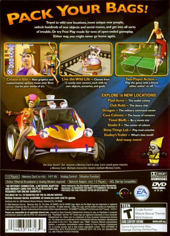 The Sims: Bustin' Out - PlayStation 2