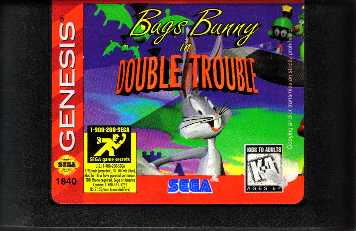 Bugs Bunny in Double Trouble- SEGA Genesis
