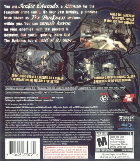 The Darkness - PlayStation 3