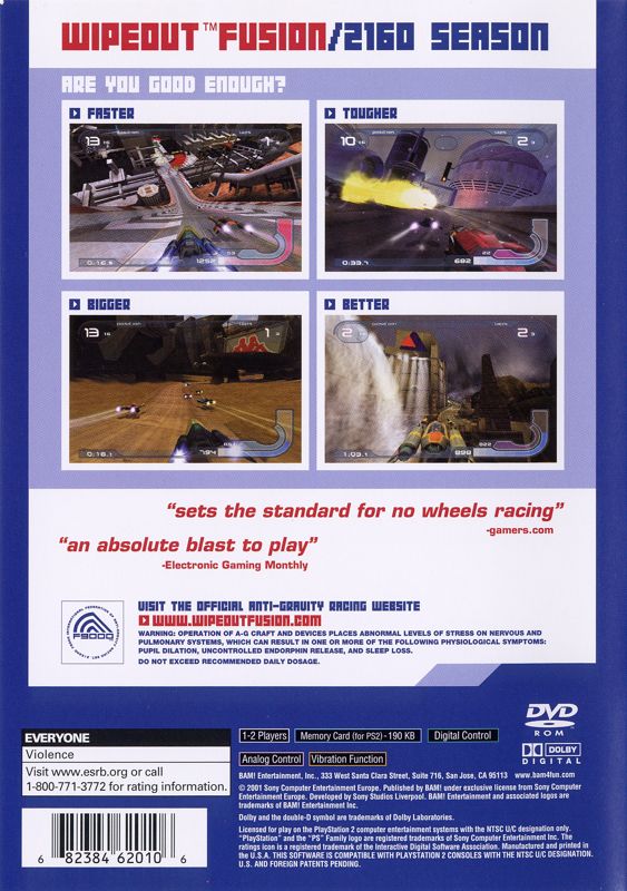 Wipeout Fusion - PlayStation 2