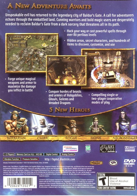 Baldur's Gate: Dark Alliance II - PlayStation 2