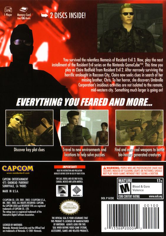 Resident Evil - Cove: Veronica X - Nintendo GameCube