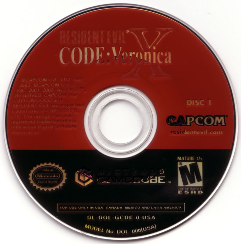 Resident Evil - Cove: Veronica X - Nintendo GameCube