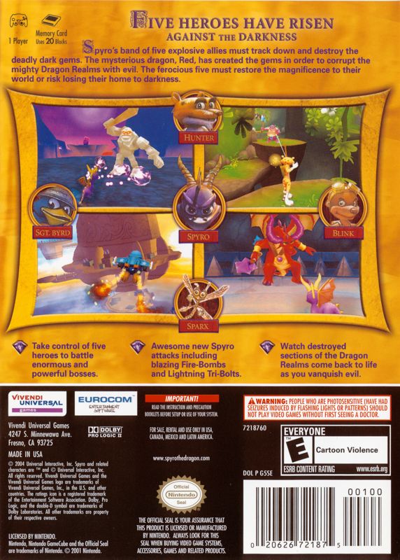 Spyro: A Hero's Tail - GameCube