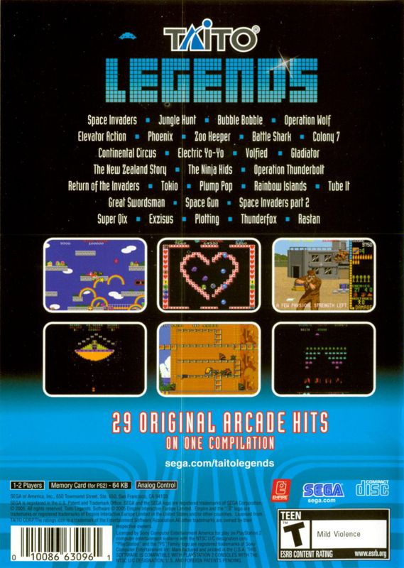 Taito Legends - PlayStation 2