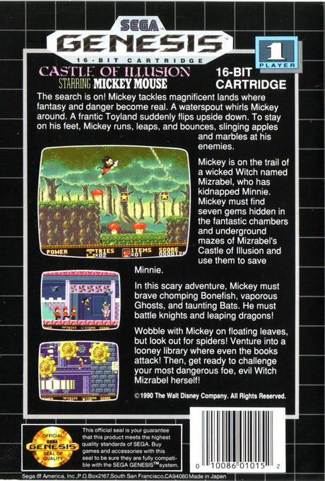 Castle of Illusion starring Mickey Mouse - SEGA Genesis