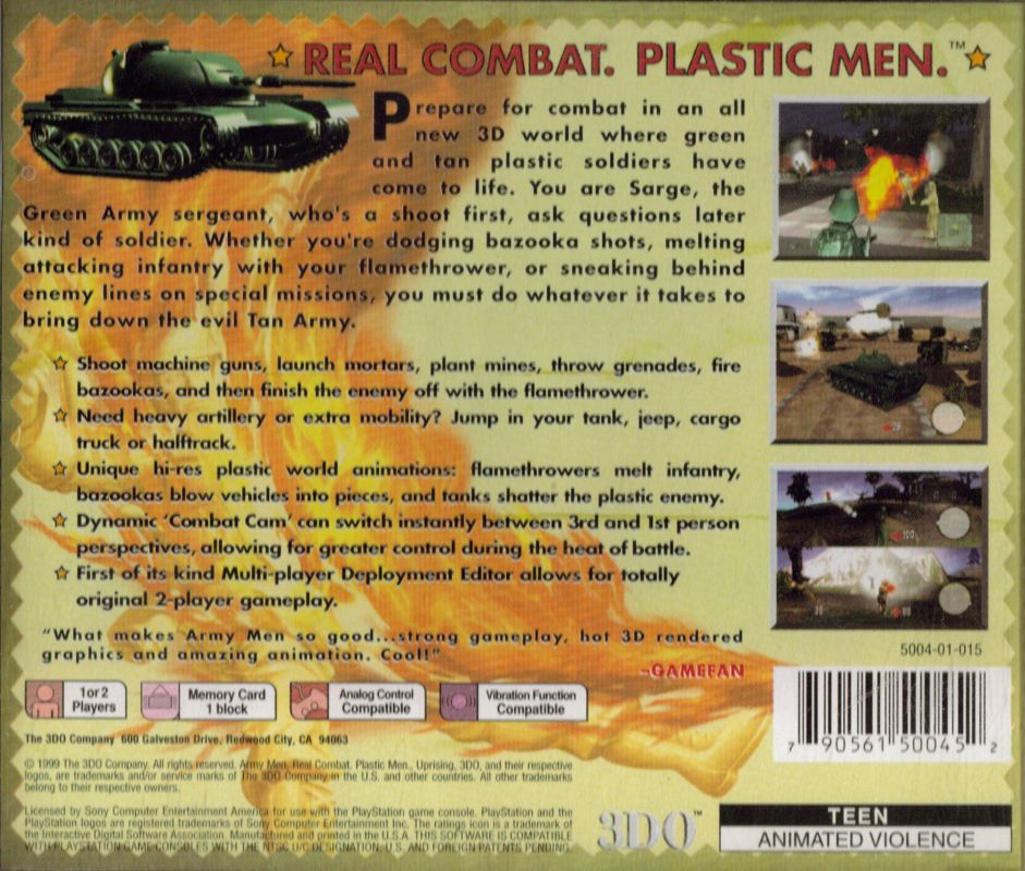Army Men 3D - PlayStation