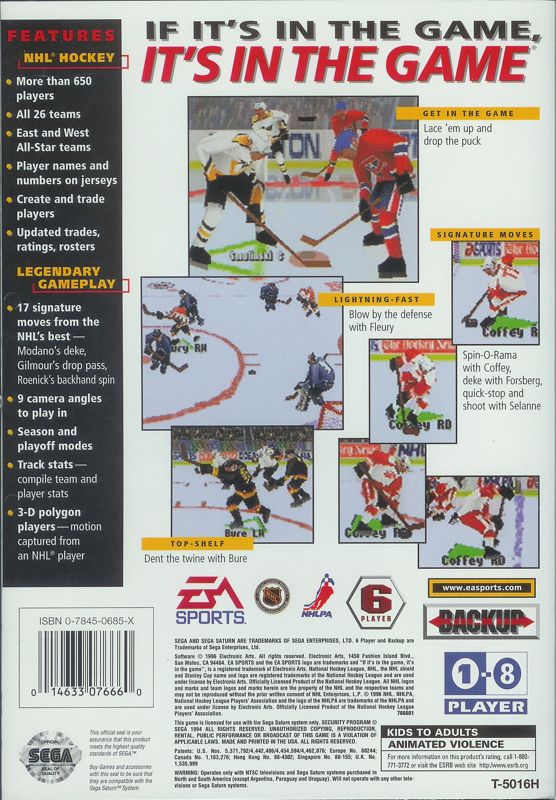 NHL 97 - Sega Saturn