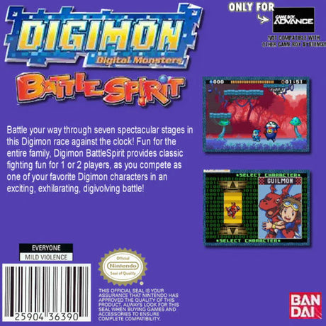 Digimon: Battle Spirit - Game Boy Advance