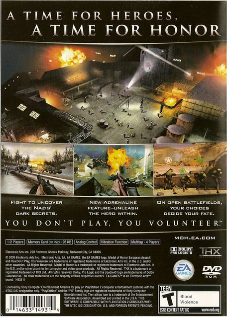 Medal of Honor: European Assault - PlayStation 2