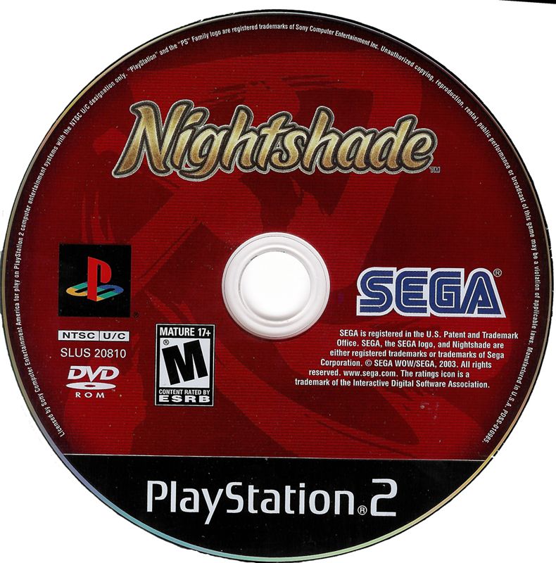 Nightshade - PlayStation 2
