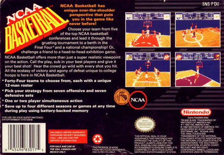 NCAA Basketball - Super Nintendo