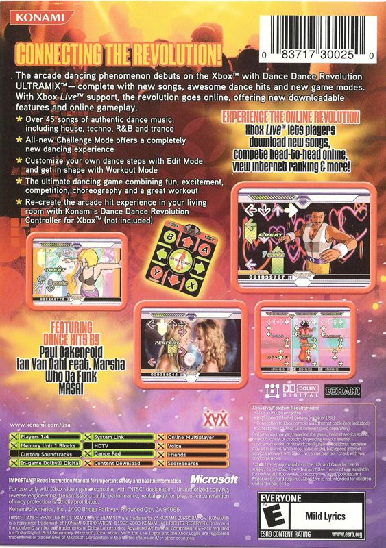 Dance Dance Revolution: Ultramix - Xbox