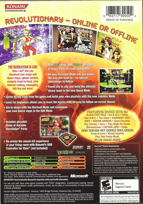 Dance Dance Revolution: Ultramix 3 - Xbox