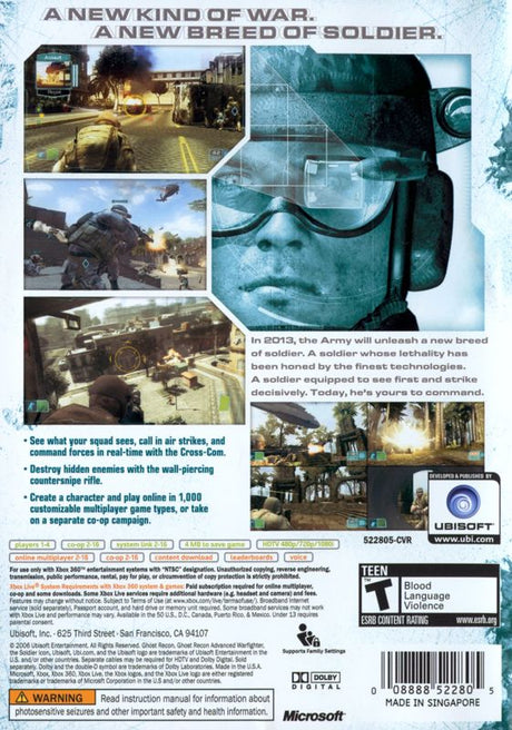 Tom Clancy's Ghost Recon: Advanced Warfighter - Xbox 360