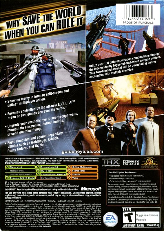 007 GoldenEye: Rogue Agent - Xbox