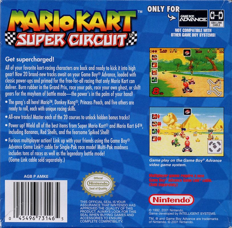 Mario Kart: Super Circuit - Game Boy Advance