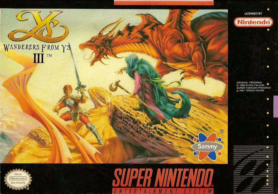 Ys III: Wanderers from Ys - Super Nintendo – Bitjump Games