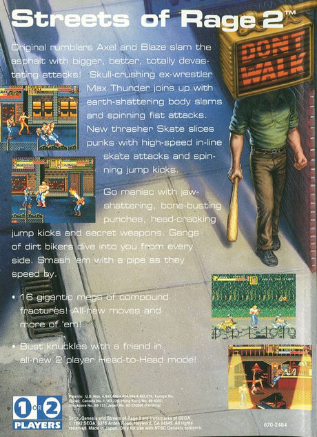 Streets of Rage 2 - SEGA Genesis