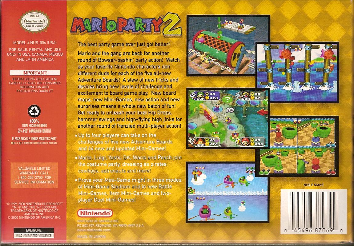 Mario Party 2 - Nintendo 64