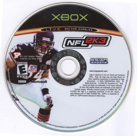 NFL 2K3 - Xbox