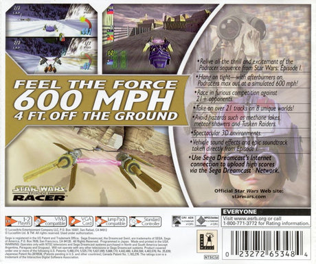 Star Wars: Episode I Racer - Dreamcast