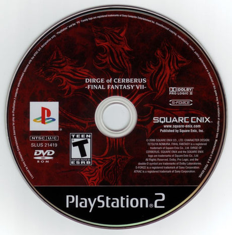 Dirge of Cerberus: Final Fantasy VII - PlayStation 2
