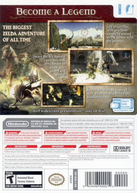 Legend of Zelda: Twilight Princess - Wii