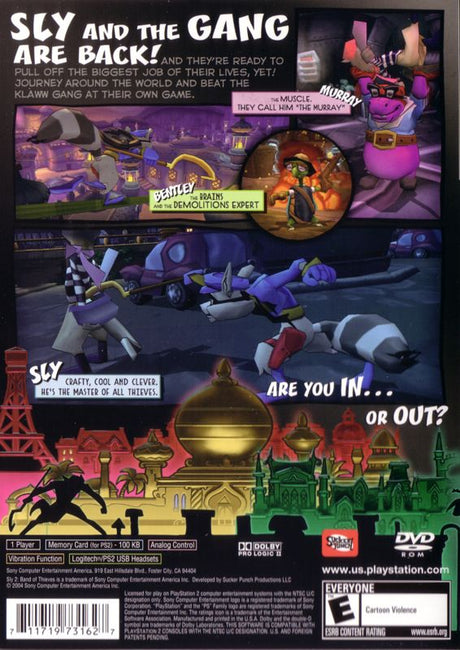 Sly 2: Band of Thieves - PlayStation 2