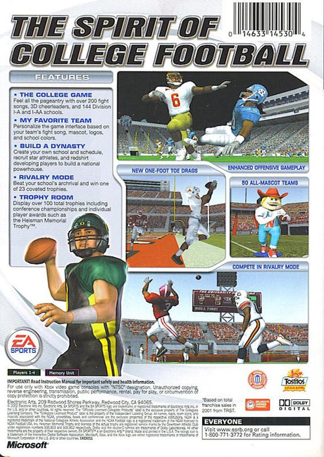 NCAA Football 2003 - Xbox