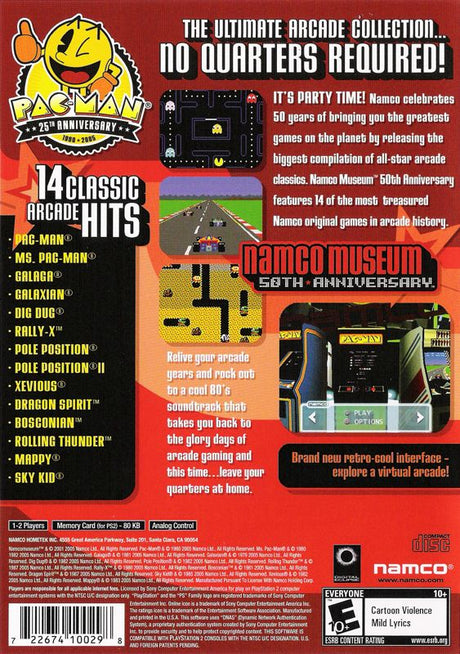 Namco Museum: 50th Anniversary - PlayStation 2