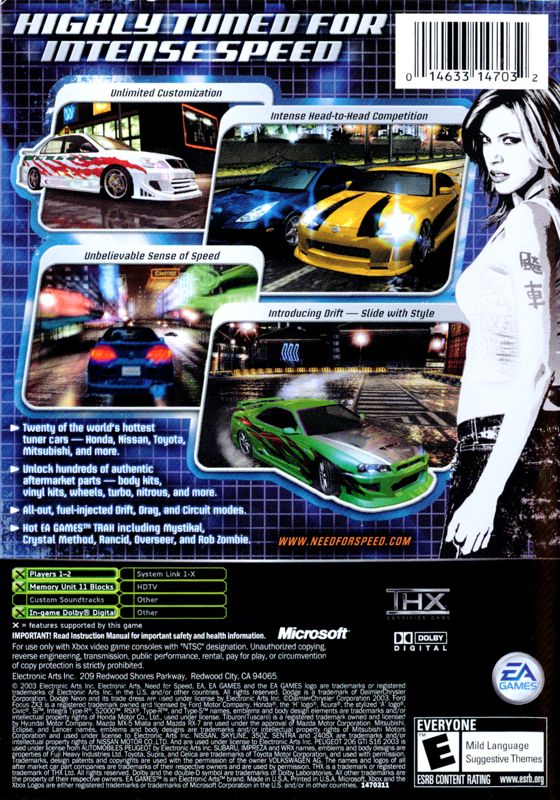 Need for Speed: Underground - Xbox