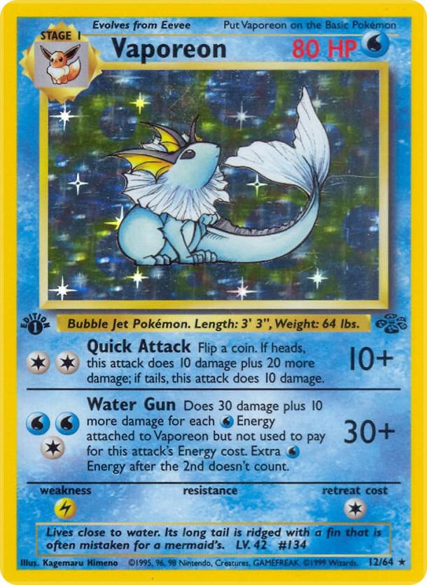 Vaporeon (12) (12/64) [Jungle]