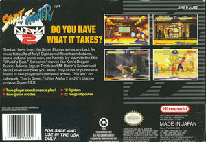 Street Fighter Alpha 2 - Super Nintendo