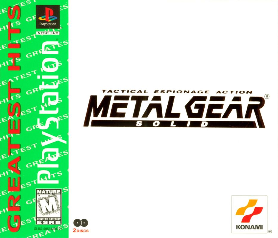 Metal Gear Solid (Greatest Hits) - PlayStation