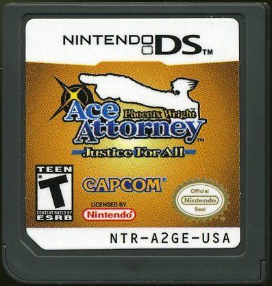 Phoenix Wright: Ace Attorney - Justice for All - Nintendo DS