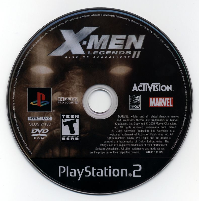 X-Men Legends II - Rise of Apocalypse - PlayStation 2