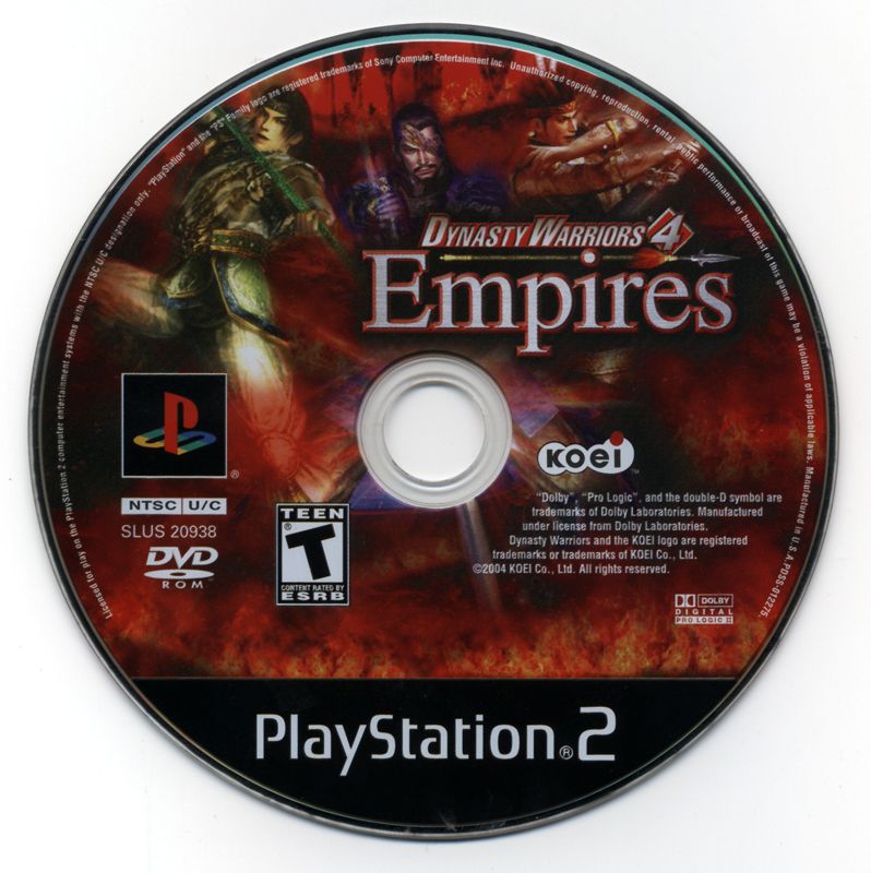 Dynasty Warriors 4: Empires - PlayStation 2