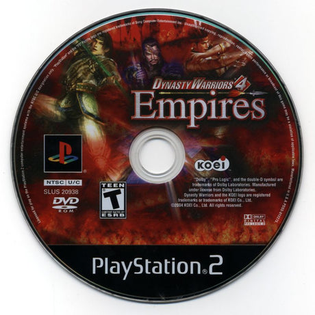 Dynasty Warriors 4: Empires - PlayStation 2