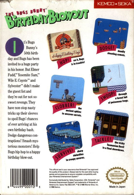 The Bugs Bunny Birthday Blowout - NES