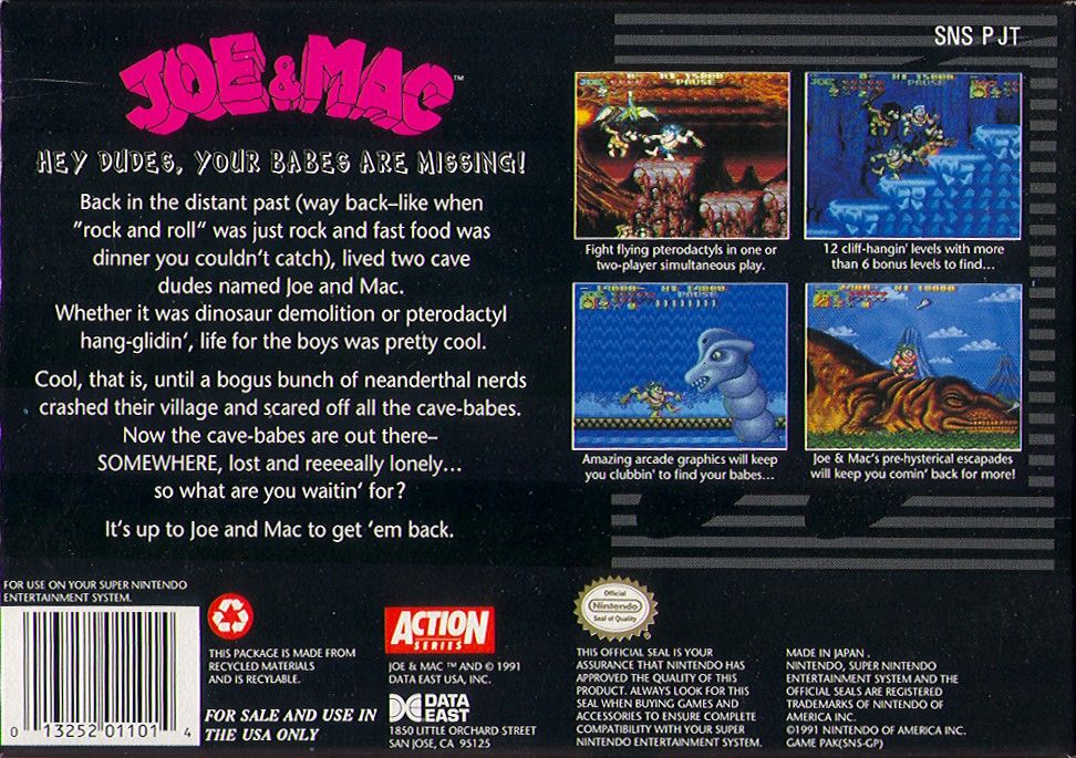 Joe & Mac - Super Nintendo