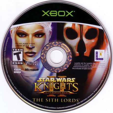 Star Wars: Knights of the Old Republic II - The Sith Lords - Xbox