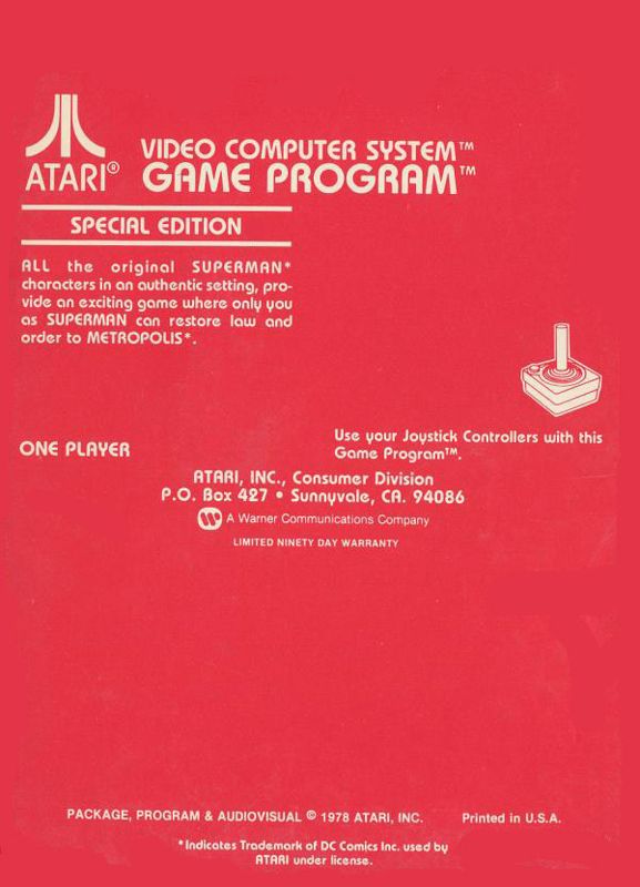 Superman - Atari 2600
