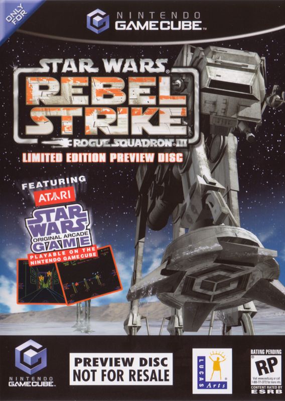 Star Wars: Rogue Squadron III - Rebel Strike Preview Disc - GameCube