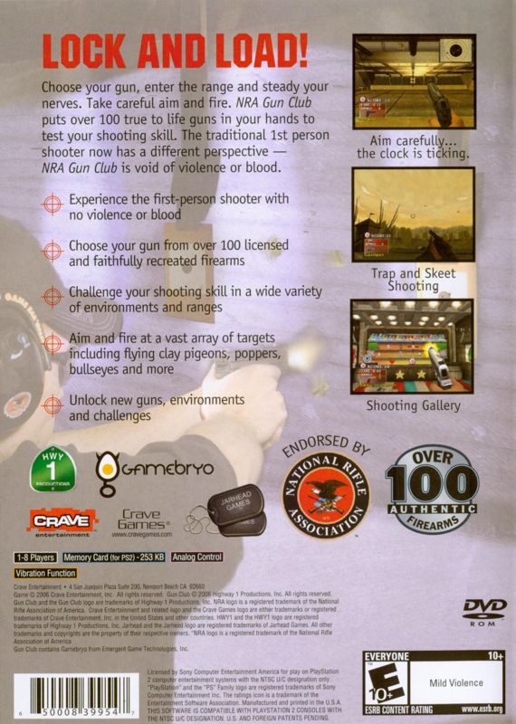 NRA Gun Club - PlayStation 2