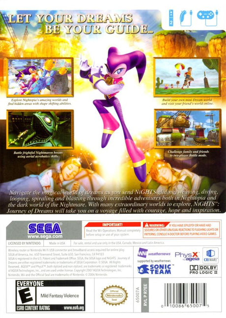 NiGHTS: Journey of Dreams - Wii